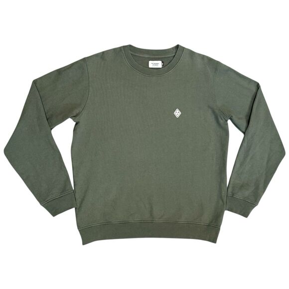 Pas Normal Studios Off Race Patch PNS Crewneck Sweatshirt Organic Cotton Large - Picture 1 of 6